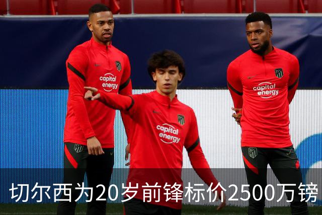 切尔西为20岁前锋标价2500万镑，引进时仅花600万